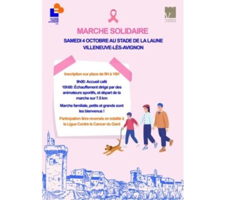 Marche Octobre Rose - Ligue Contre le Cancer - GARD